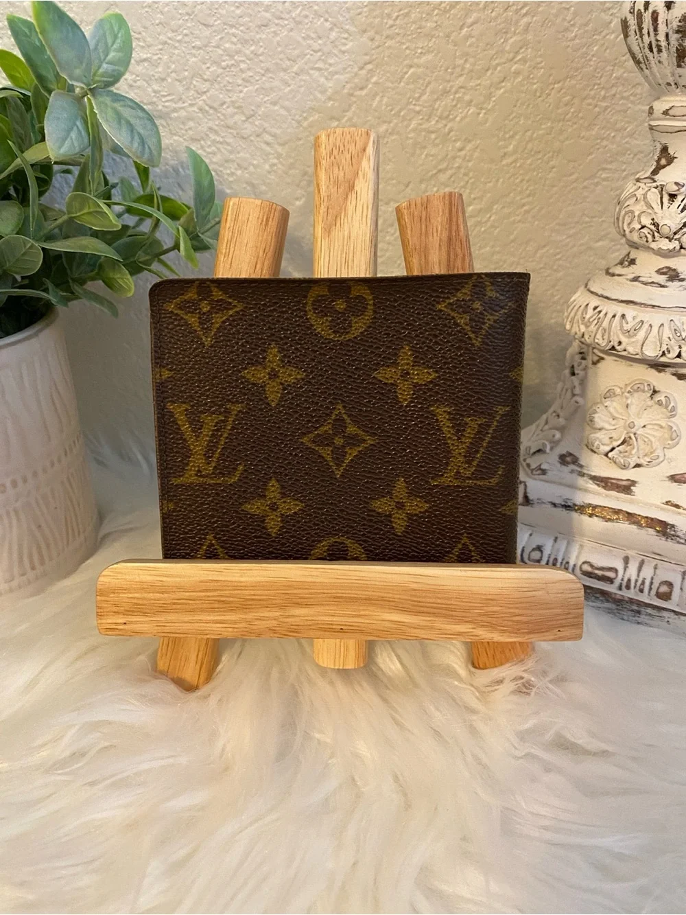 Louis Vuitton Monogram Canvas Wallet - Dark Brown & Gold Monogram